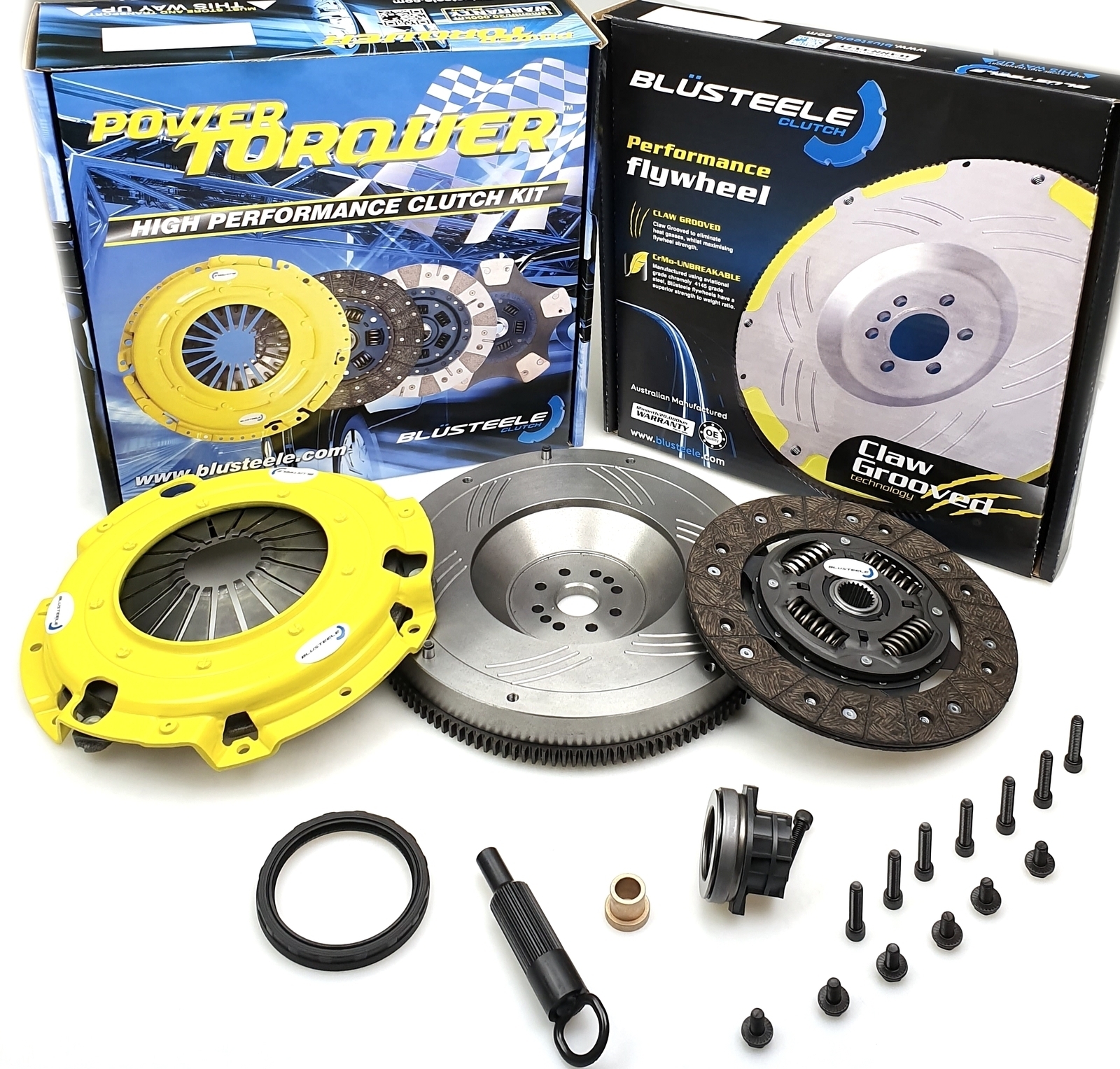 Stage 2 Blusteele Heavy Duty Clutch Kit & SMF for Holden Commodore VE VF L77 LS3