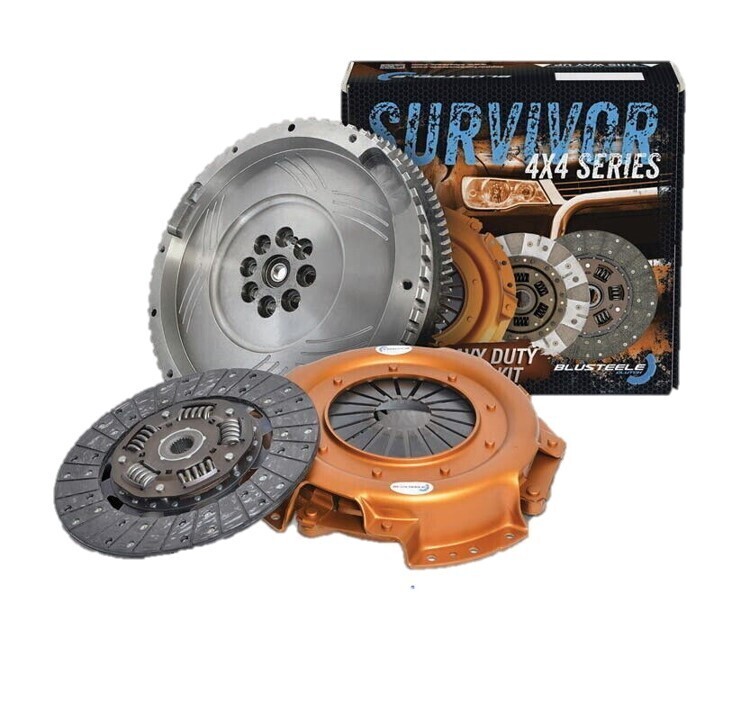Survivor H/Duty Clutch Kit & Billet Flywheel For Toyota Landcruiser HZJ80 1HZ