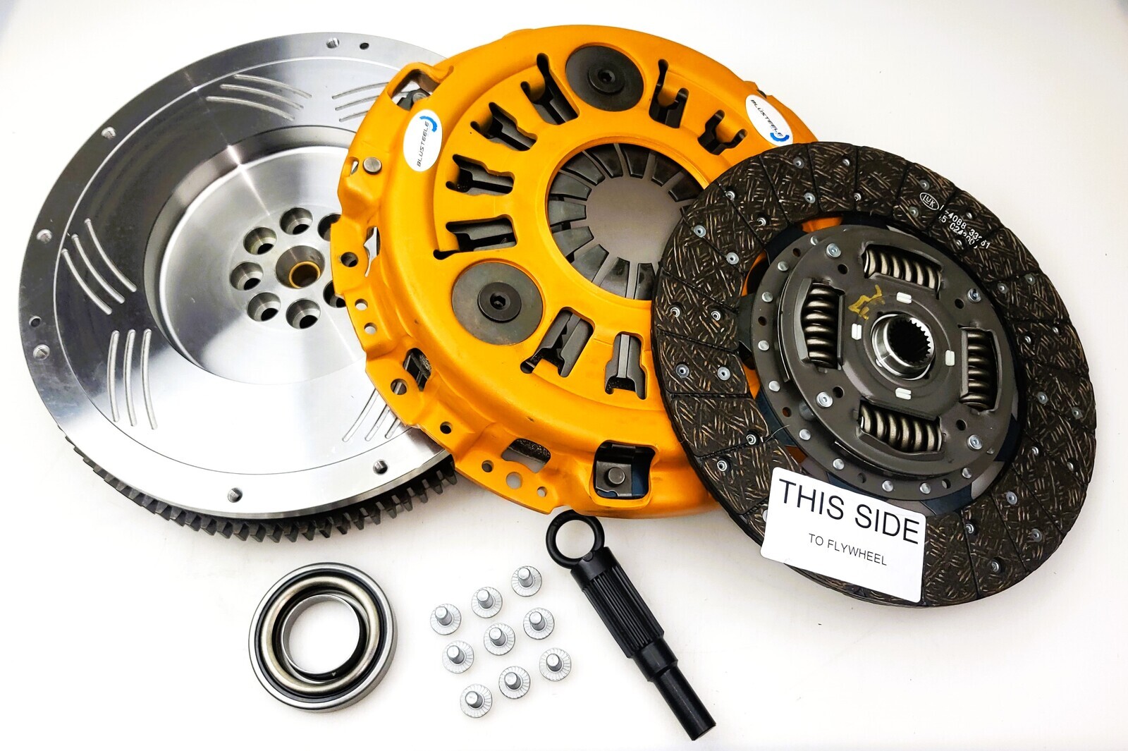Heavy Duty Clutch Kit + FW Suits Nissan Pathfinder R51 YD25DDti