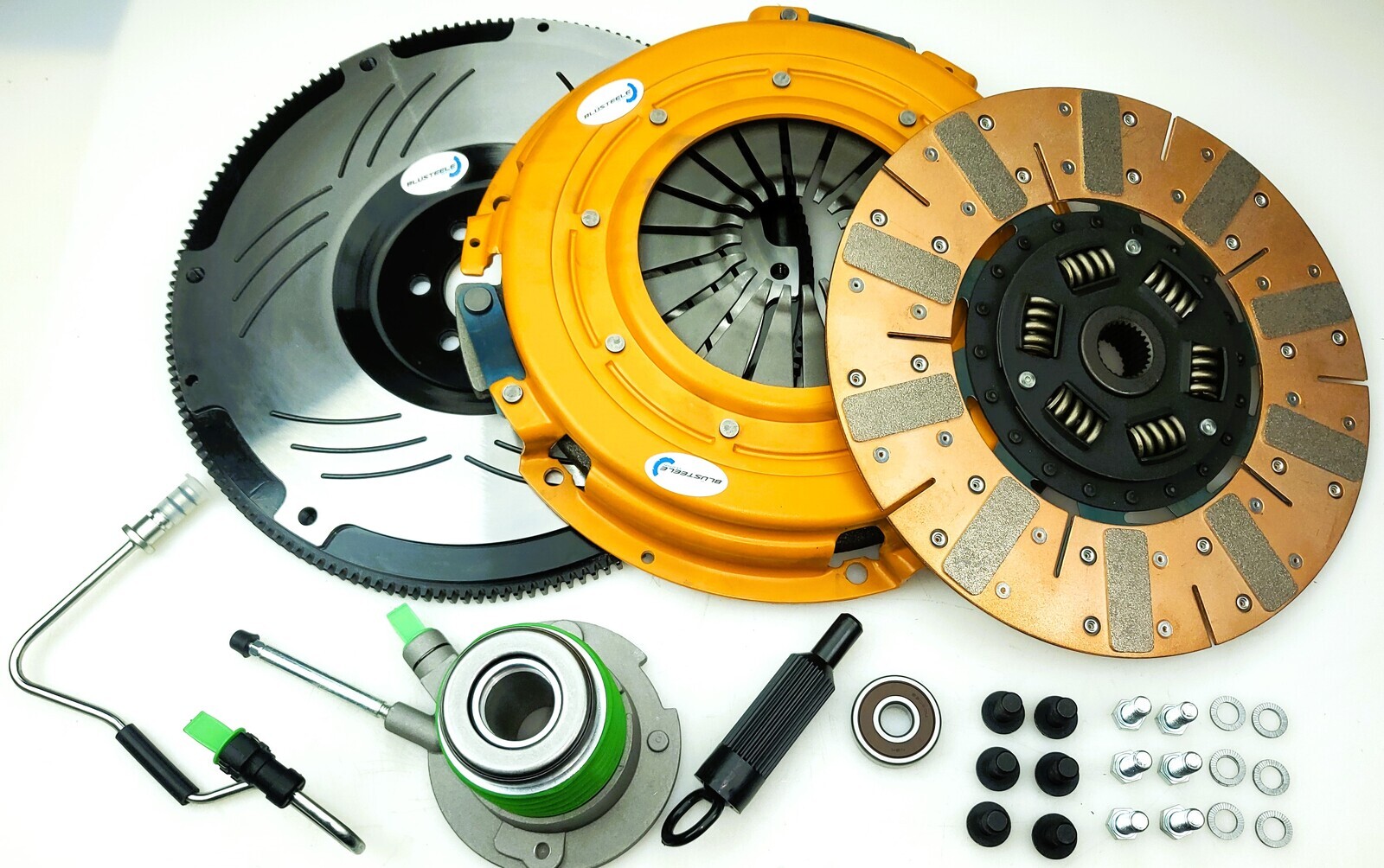 Heavy Duty Cushion Clutch Kit Inc. Grooved Flywheel for Holden Commodore VE V8 L98 LS2