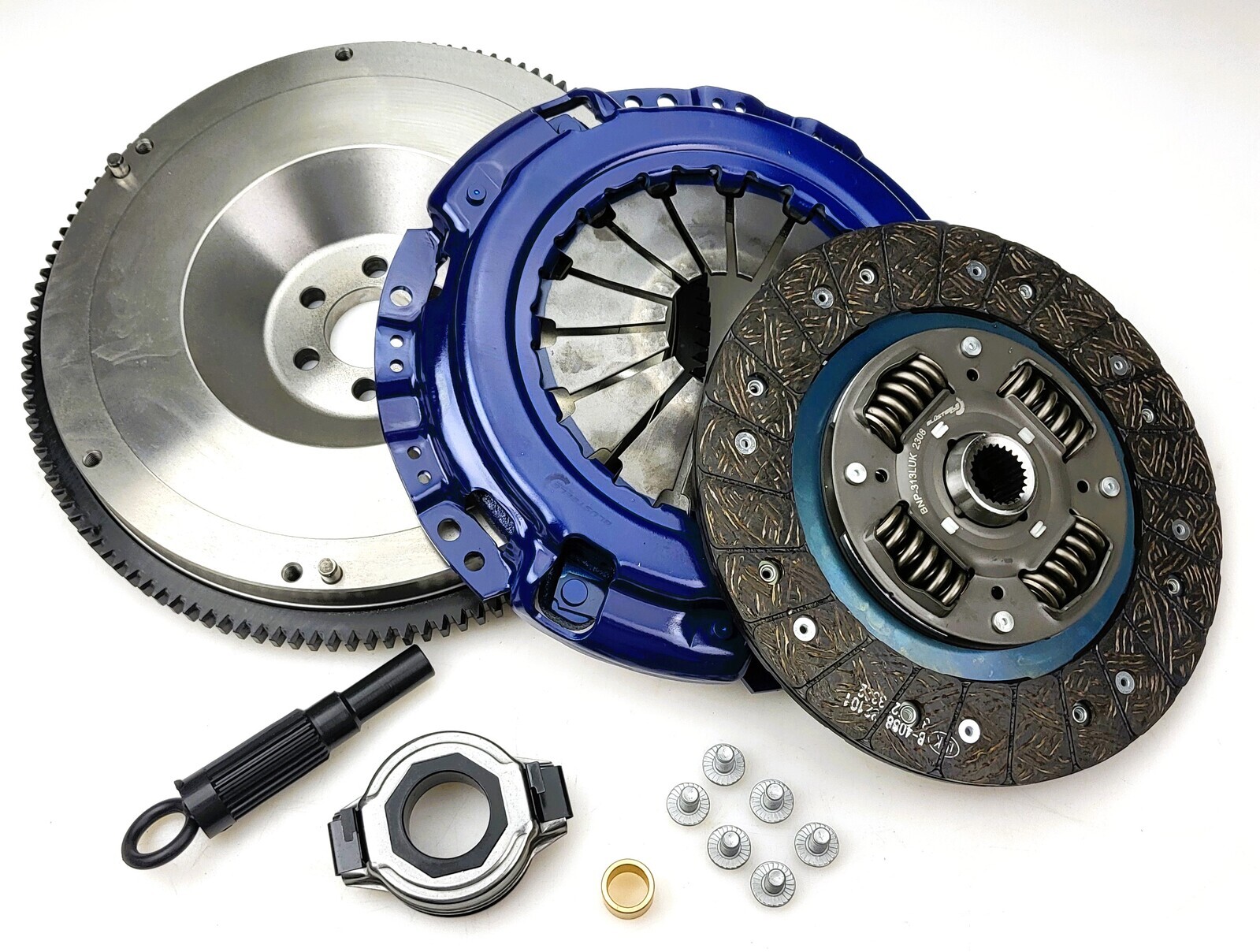 Blusteele Heavy Duty Clutch Kit & SMF Flywheel For Nissan X-Trail T30 2.5 litre EFI